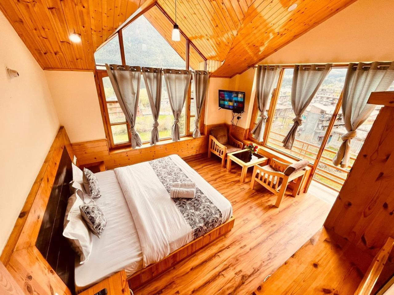 Hotel The Rohtang Chalet Manāli Exterior foto